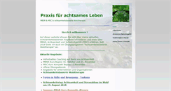 Desktop Screenshot of mbsr-praxis-muenchen.com